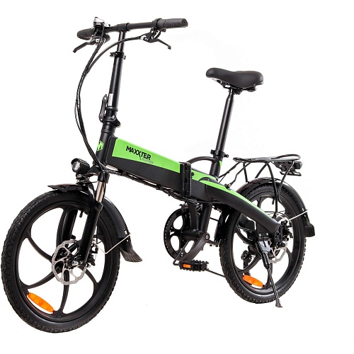 Електровелосипед Maxxter RUFFER Black-Green - придбати в Дніпрі, Україні: ціна, характеристики | інтернет-магазин TOUCH