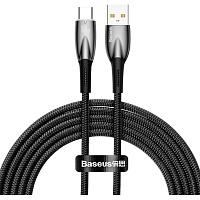 Кабель Baseus Glimmer Series USB-А to USB-C 2m Black (CADH000501) - придбати в Дніпрі, Україні: ціна, характеристики | інтернет-магазин TOUCH