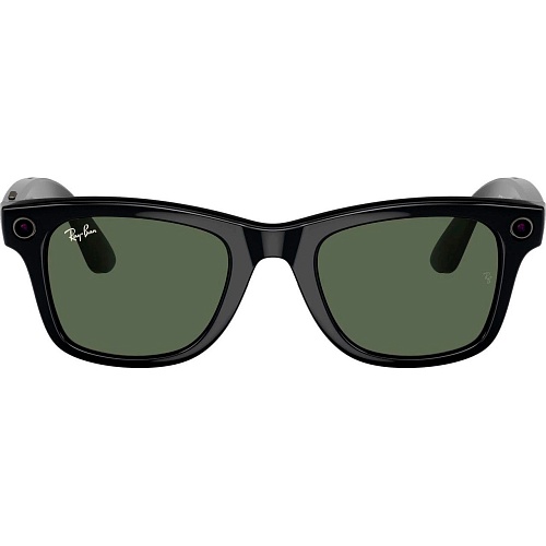 Смарт-очки Ray-Ban Meta Wayfarer Gen 2 Standard Shiny Black Frame / G-15 Green Lenses (RW4012 601/71 50-22) Витрина