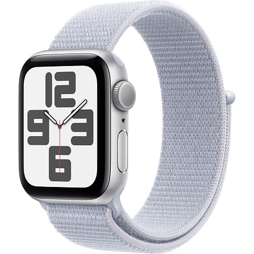 Смарт-годинник Apple Watch SE 2 GPS 40mm Silver Aluminium Case with Blue Cloud Sport Loop 2024 (MXEE3)  - придбати в Дніпрі, Україні: ціна, характеристики | інтернет-магазин TOUCH