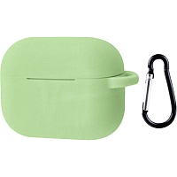 Чехол Silicone Case + Carbine для Apple AirPods Pro 2 Mint