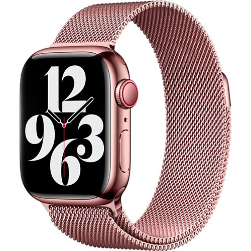 Ремешок DK Metallic Band Milanes Loop Magnetic для Apple Watch 38mm Rose
