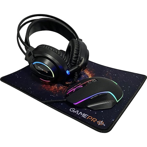 Комплект (мышь + наушники + коврик) GamePro GS890
