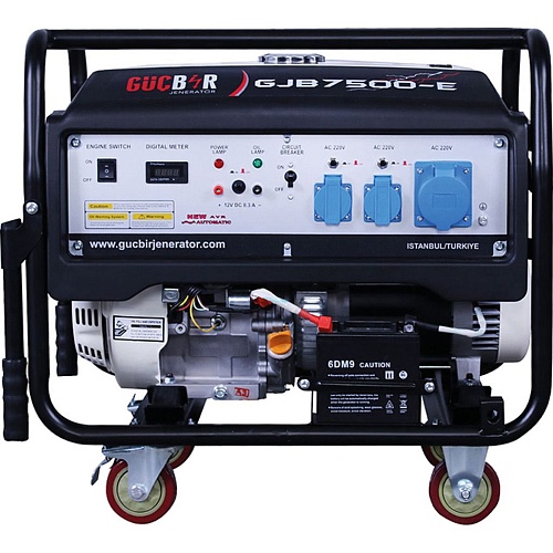 Генератор бензиновый Gucbir GJB7500E 6.5/7 кВт (DD0008448)