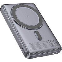 Зовнішній акумулятор Hoco Q46 Title MagSafe 5000mAh 20W Gray - придбати в Дніпрі, Україні: ціна, характеристики | інтернет-магазин TOUCH