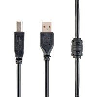 Кабель Cablexpert USB 2.0 AM/BM 3m Black (CCF-USB2-AMBM-10) - придбати в Дніпрі, Україні: ціна, характеристики | інтернет-магазин TOUCH
