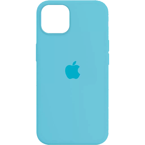 Чехол Silicone Case для Apple iPhone 14 (Sky Blue) AA