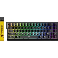 Клавиатура Attack Shark X68 HE RGB Magnetic Linear Switches Black (AS-6972792471044-B-UA)