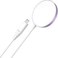 Бездротовий зарядний пристрій Choetech T518-F-PK Wireless Magenetic Charger Pink  - придбати в Дніпрі, Україні: ціна, характеристики | інтернет-магазин TOUCH