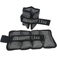 Обтяжувачі для ніг та рук EasyFit Metal 1.5 kg (EF-AWTМ-150) - придбати в Дніпрі, Україні: ціна, характеристики | інтернет-магазин TOUCH