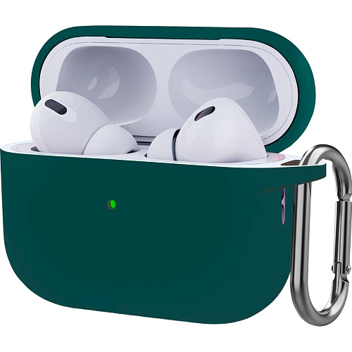 Чехол ArmorStandart Hang Silicone Case для Apple AirPods Pro 2 Dark Green (ARM68591)