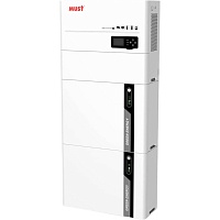Гибридный солнечный инвертор Must HBP-55482ES + АКБ 2 х LiFePo4 (51.2V/100Ah/10240Wh)