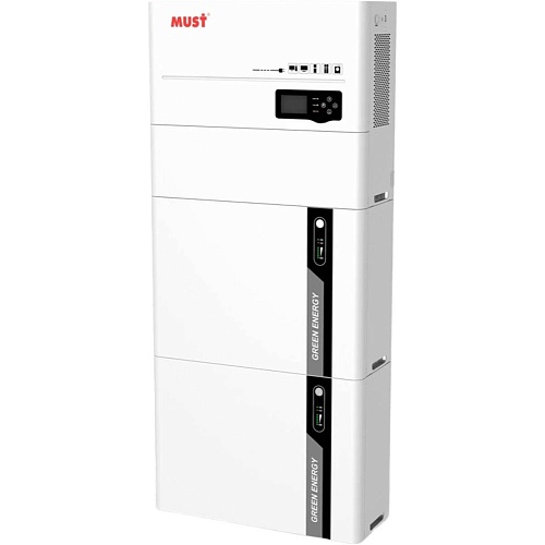 Система хранения энергии Must HBP-55482ES + АКБ 2 х LiFePo4 (51.2V/100Ah/10240Wh)