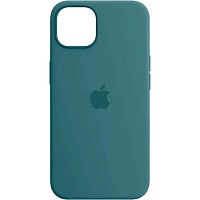 Чохол Silicone Case для Apple iPhone 14 Plus (Pine Green) AA