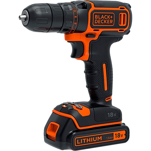 Дрель-шуруповерт Black+Decker BDCDC18B