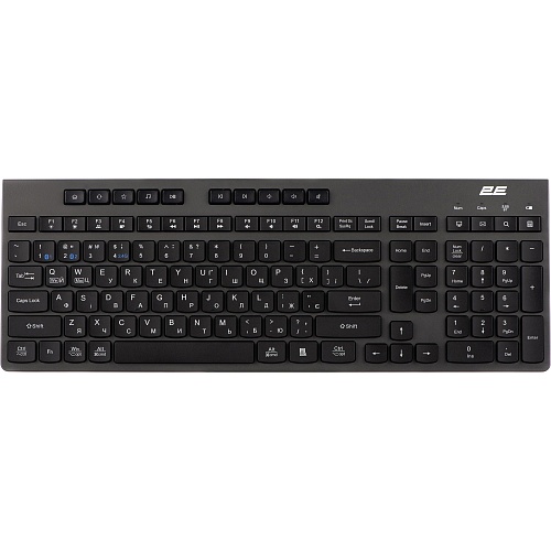Клавіатура 2E KS280 WL UA Black (2E-KS280WBGR_UA) - придбати в Дніпрі, Україні: ціна, характеристики | інтернет-магазин TOUCH