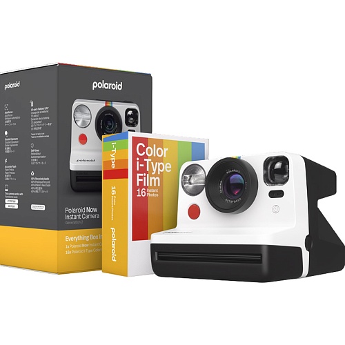 Фотокамера моментальной печати Polaroid Now Gen 2 E-box Black & White
