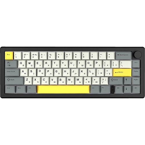 Клавиатура Epomaker EK68 Budgerigar V2 Black (EK68-B-BV2)