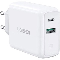 Мережевий зарядний пристрій Ugreen CD170 36W White (60468) - придбати в Дніпрі, Україні: ціна, характеристики | інтернет-магазин TOUCH