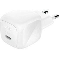 Сетевое зарядное устройство Belkin BoostCharge Compact USB-C PD 45W White (WCA013KQWH)