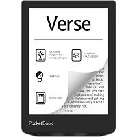 Электронная книга PocketBook 629 Verse Mist Grey (PB629-M-CIS, PB629-M-WW)