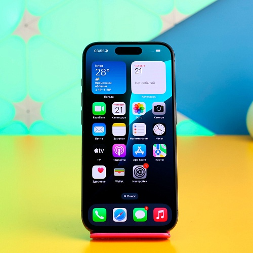 Смартфон Apple iPhone 15 Pro 128GB Black Titanium (MTUV3) Б/У