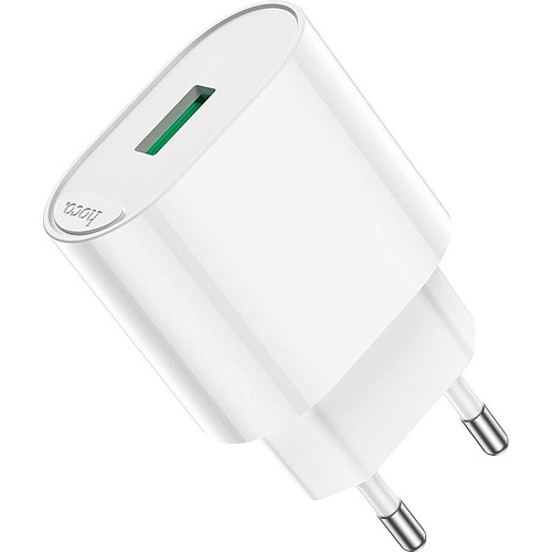 Сетевое зарядное устройство Hoco C109A Single USB-A 10.5W White (784810)