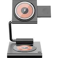 Беспроводное зарядное устройство WiWU Wi-W023 3в1 Foldable MagSafe