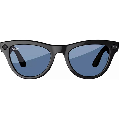 Смарт-очки Ray-Ban Meta Skyler Shiny Black/Cerulean Blue Transitions (RW4010 601/MF 52-20)
