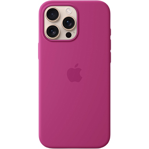 Чехол Apple Silicone Case with MagSafe для iPhone 16 Pro Max Fuchsia (MYYX3ZM/A)