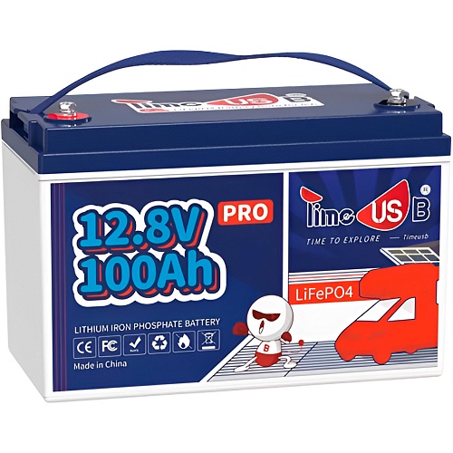 Аккумулятор Timeusb Pro LiFePO4 12V (12.8V/100Ah/1280Wh) (Timeusb-12.8V100Ah-Pro)