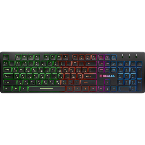 Клавиатура REAL-EL Comfort 7070 Backlit Black (EL123100018)