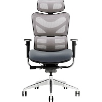 Офисное кресло GT Racer X-782 Bright Gray (W-20, B-40)