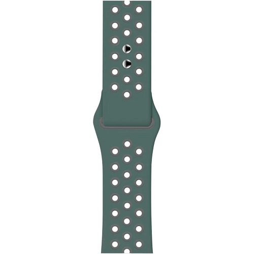 Ремешок Sport Nike для Apple Watch 38/40/41mm Gray/Green