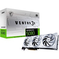 Відеокарта MSI GeForce RTX 5080 16GB VENTUS 3X White (G5080-16V3W) UA - придбати в Дніпрі, Україні: ціна, характеристики | інтернет-магазин TOUCH