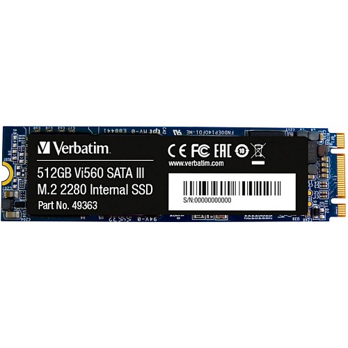 SSD накопичувач Verbatim Vi560 S3 512 GB (49363) - придбати в Дніпрі, Україні: ціна, характеристики | інтернет-магазин TOUCH