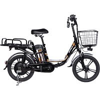 Электровелосипед Space eELDORADO 18" 2025 10Аh Black-orange (ELB-SP-18-004)