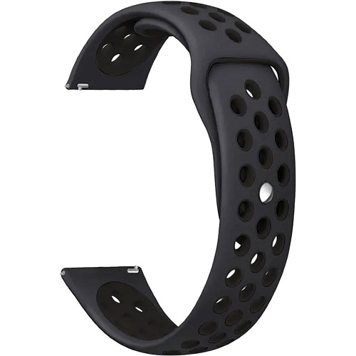 Универсальный ремешок для Amazfit Bip 20mm Black (AMZBPSILNIKE-SW)