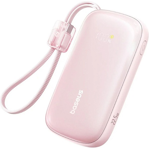 Внешний аккумулятор Baseus EnerFill Qpow 3 Ultra 10000mAh 22.5W Pink (E0027L02)