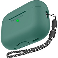 Чохол AhaStyle Colorful Silicone Case для AirPods Pro 2 Midnight Green (CP-187-2-C-PG) - придбати в Дніпрі, Україні: ціна, характеристики | інтернет-магазин TOUCH