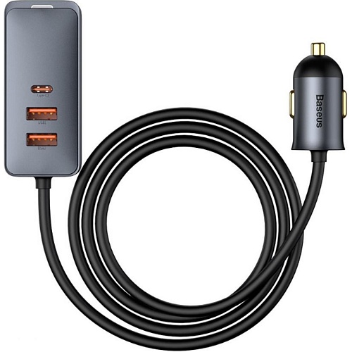 Автомобильное зарядное устройство Baseus Share Together PPS 2U+2C Gray (CCBT-A0G)