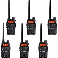 Рация Baofeng UV-5R SIX PACK Black (2200000758965)
