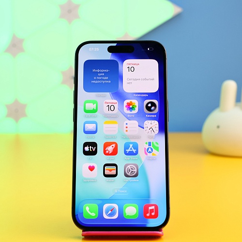 Смартфон Apple iPhone 15 Pro 256GB Black Titanium (MTV13) Б/У