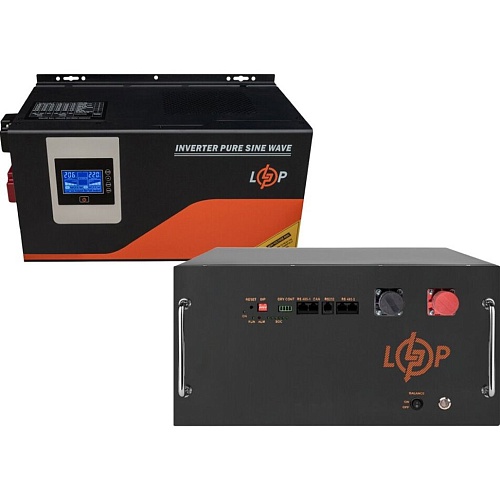 Источник бесперебойного питания (ИБП) LogicPower W3000 + АКБ LiFePO4 7168Wh (40121)