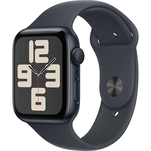 Смарт-часы Apple Watch SE 2 GPS 44mm Midnight Aluminum Case with Midnight Sport Band S/M 2024 (MXEJ3)