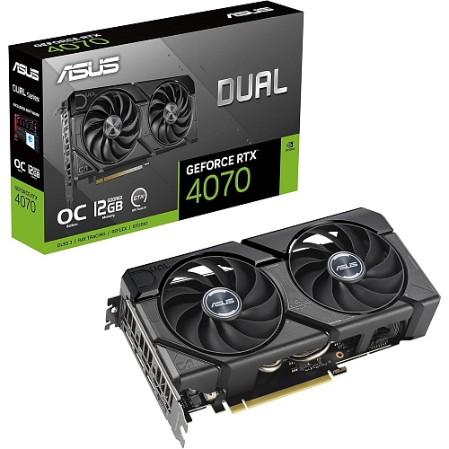 Видеокарта Asus Dual GeForce RTX 4070 12GB EVO OC (DUAL-RTX4070-O12G-EVO)