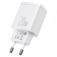 Сетевое зарядное устройство Baseus Compact Quick Charger 20W (CCXJ-B02) White