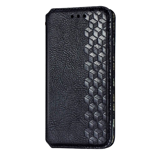 Чехол-книжка GETMAN Cubic Cover Case для Xiaomi Redmi Note 9 5G/ Note 9T (Black)