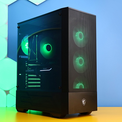 Компьютер Nvidia (Ryzen 5 5600 / RTX 4060 TI / DDR4 32GB / SSD 1 TB / OS DOS) Б/У