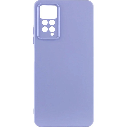 Чехол Silicone Cover Full Camera для Xiaomi Redmi Note 11 Pro 4G/5G 12 Pro 4G Lilac